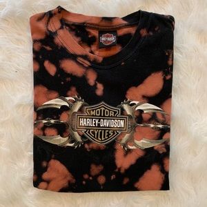 Vintage Harley Davidson reworked tee shirt
